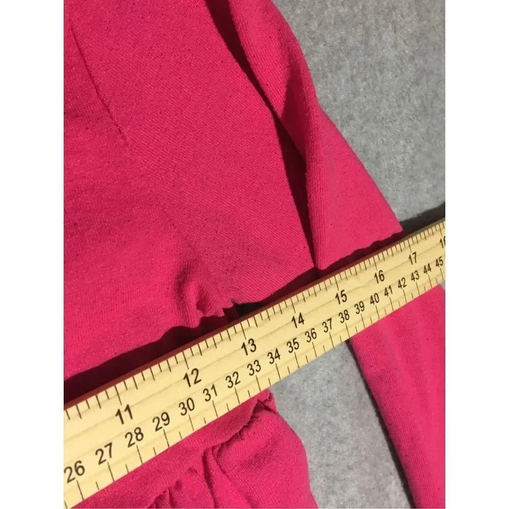 Girls Buster Brown Shirt Size 6X Pink Dress Vintage Trees Leaves Autumn Fall - Picture 5 of 6